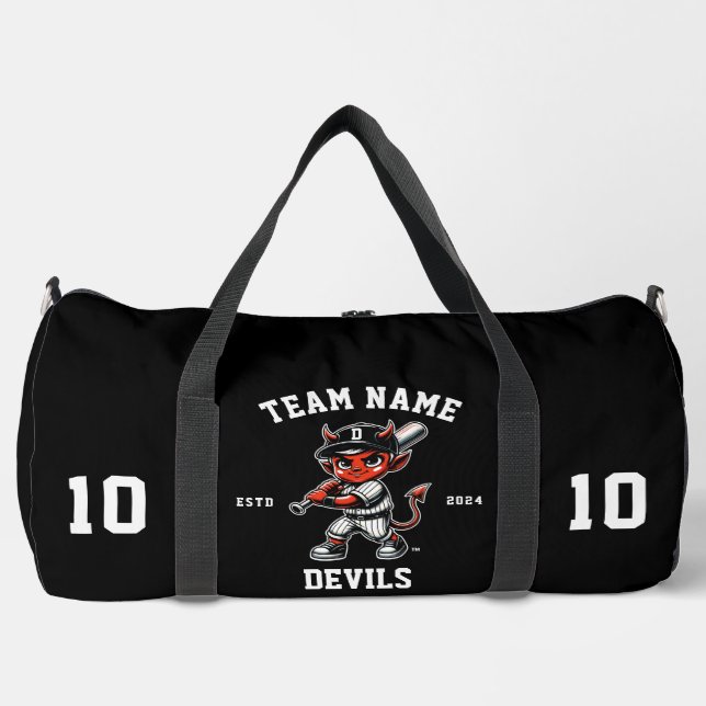Devils "Customisable" Baseball Duffle Bag (Front)