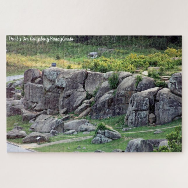 Devil's Den Gettysburg Pennsylvania Jigsaw Puzzle (Horizontal)