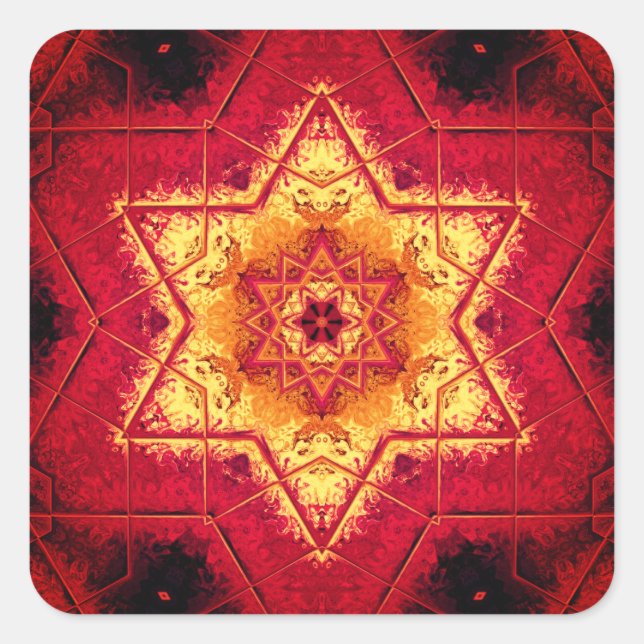 Devil's floor - patterns classic round sticker (Front)