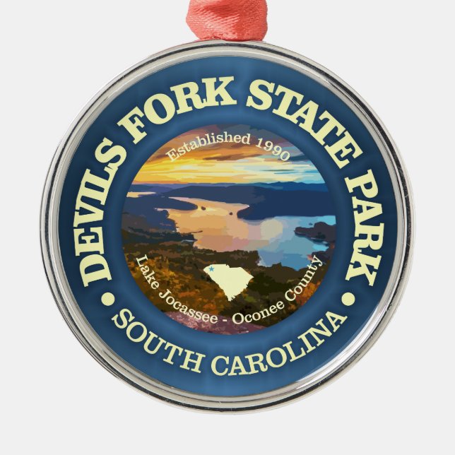 Devil's Fork SP Metal Ornament (Front)