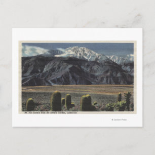 Devil's Garden View of Mt. San Jacinto # 2 Postcard