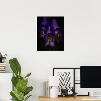 Devil's Helmet: Toxic Elegance Impressionist Art Poster