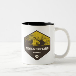 Devil's Hopyard State Park, Connecticut Two-Tone Coffee Mug