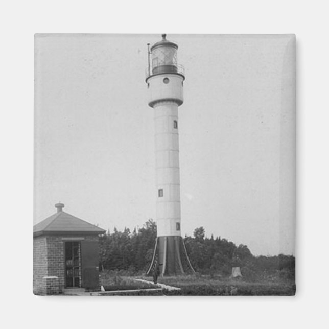 Devils Island Lighthouse Magnet (Front)