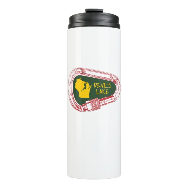Devil's Lake Climbing Carabiner Thermal Tumbler (Front)