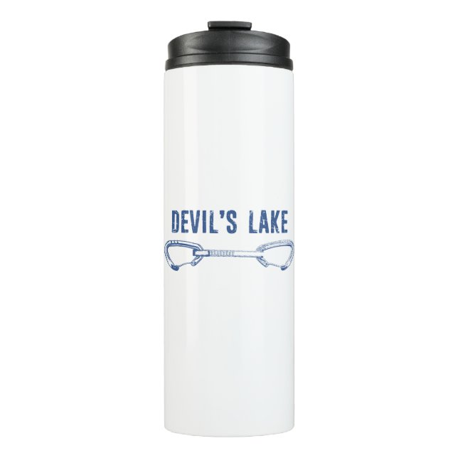 Devil's Lake Climbing Quickdraw Thermal Tumbler (Front)