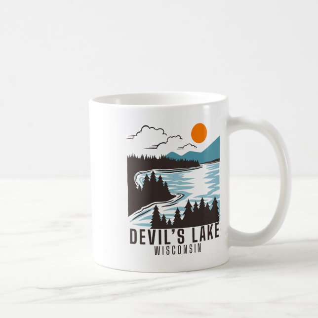 Devil's Lake  Coffee Mug (Right)