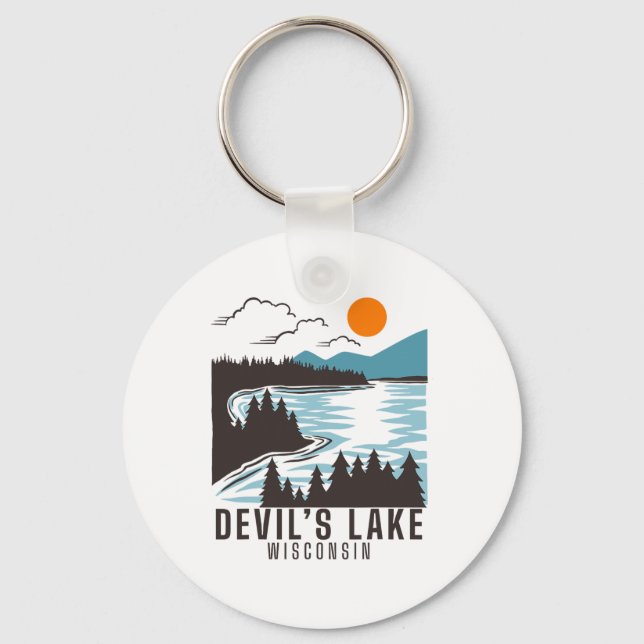 Devil's Lake  Key Ring (Front)