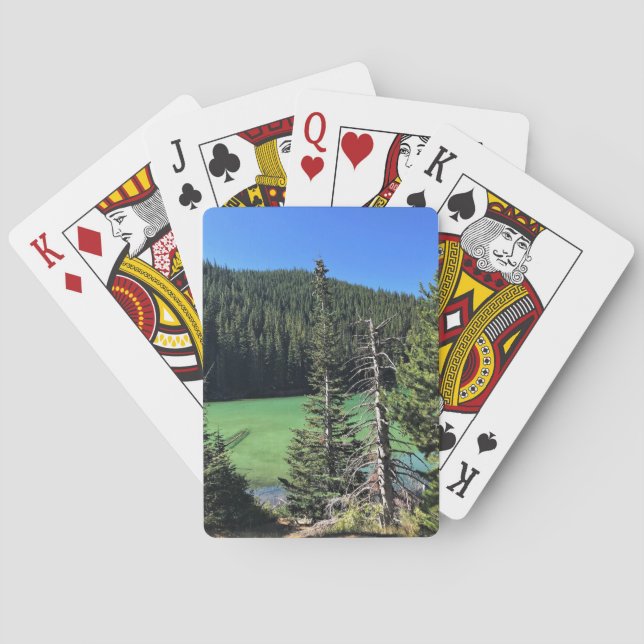 Devil's Lake, OR Playing Cards (Back)