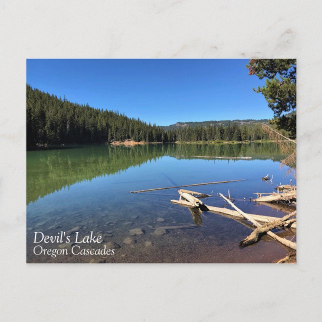 Devil's Lake, Oregon Postcard (Front)