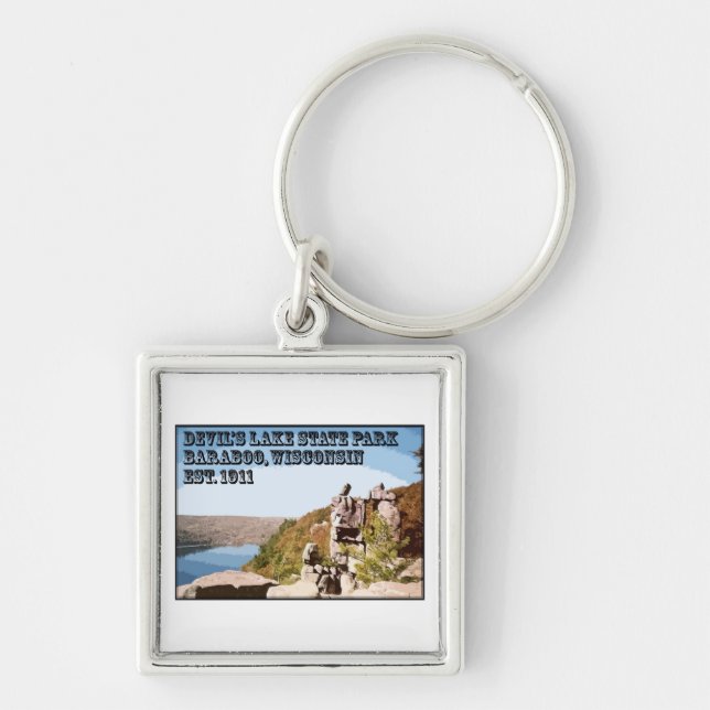 Devil's Lake State Park Key Ring (Front)