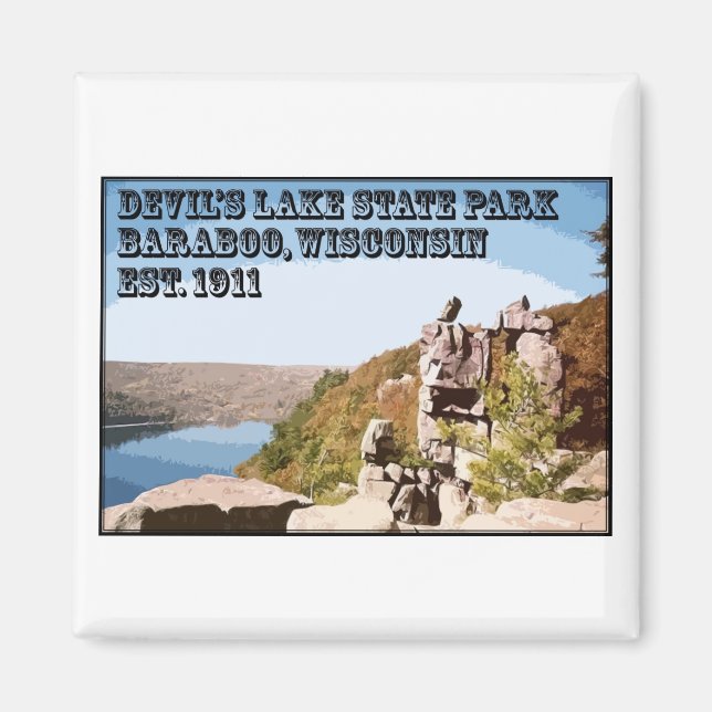 Devil's Lake State Park Magnet (Front)
