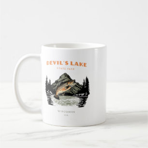 Devil's Lake State Park Wisconsin Retro Vintage Fi Coffee Mug