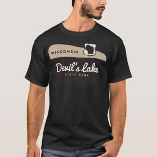 Devils Lake State Park Wisconsin Welcome Sign T-Shirt