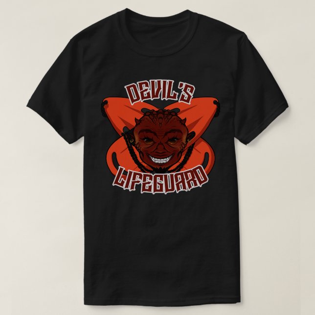 Devils Lifeguard T-Shirt (Design Front)