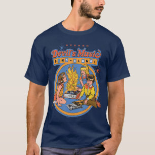 Devils Music SingAlong Retro Vintage Funny Adult H T-Shirt
