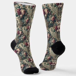 Devils of Dandy – Gothic Victorian Tapestry Socks