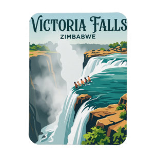 Devil's Pool, Victoria Falls Zimbabwe Magnet