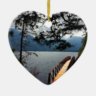 Devils Punch Bowl Olympic National Park Ceramic Ornament