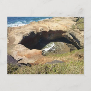 Devil's Punchbowl, Oregon Coast Postcard