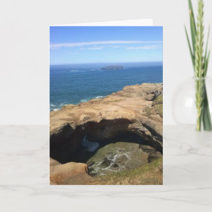 Devil's Punchbowl & Otter Rock, OR Card