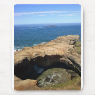 Devil's Punchbowl & Otter Rock, OR Mouse Pad