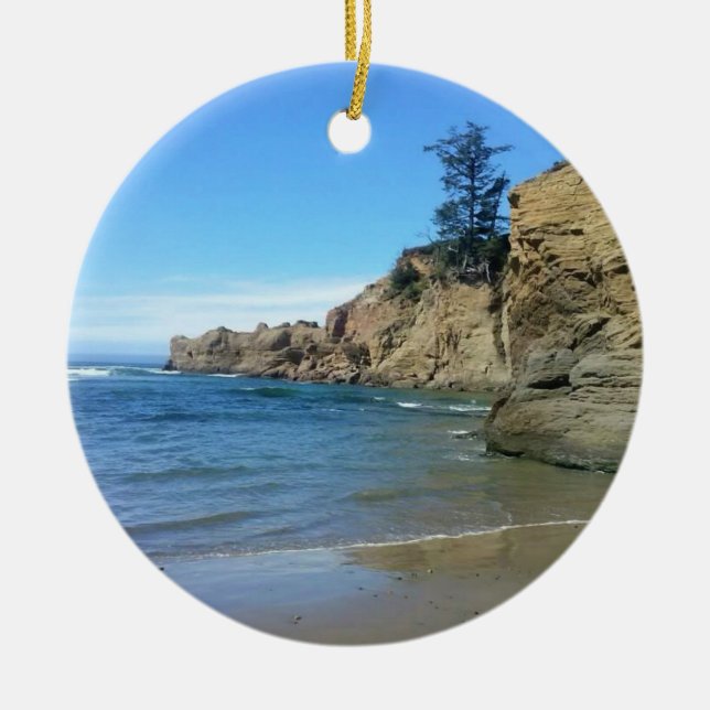 Devil's Punchbowl State Park, OR Ceramic Ornament (Front)