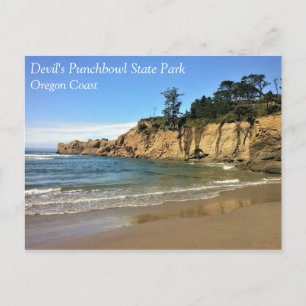 Devil's Punchbowl State Park, OR Postcard