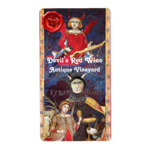 DEVIL'S RED WINE WAX SEAL/ANTIQUE TAROTS