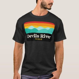 Devils River State Natural Area Texas Fishing Kaya T-Shirt