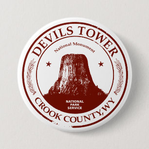 Devils Tower 7.5 Cm Round Badge