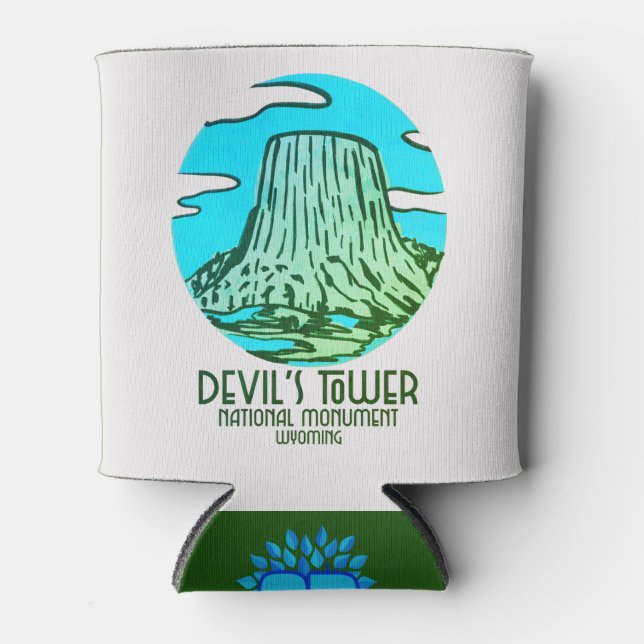 Devil's Tower Can Cooler (Front)