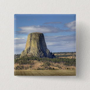 Devils Tower National Monument 15 Cm Square Badge