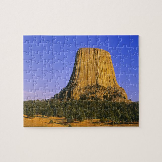 Devils Tower National Monument in Wyoming Jigsaw Puzzle (Horizontal)
