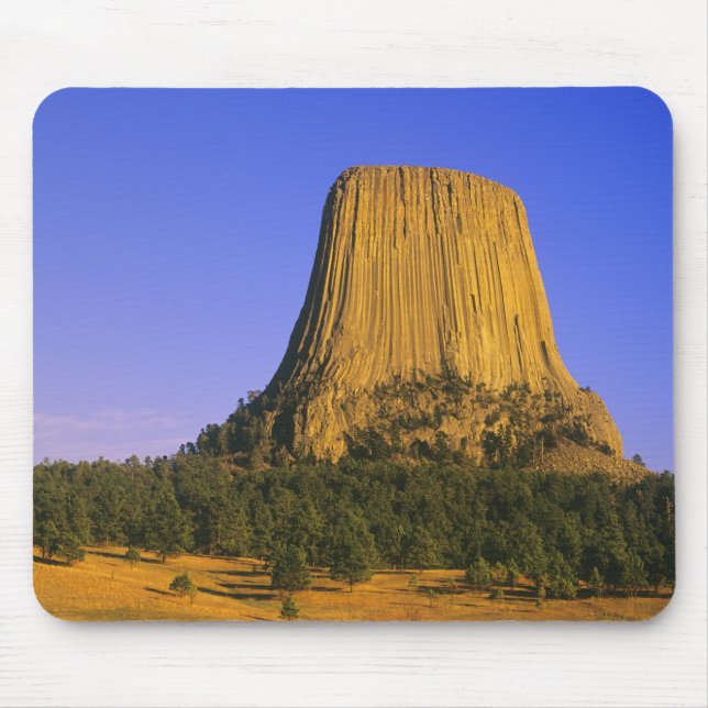Devils Tower National Monument in Wyoming Mouse Pad (Front)