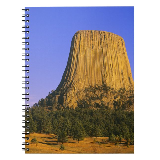 Devils Tower National Monument in Wyoming Notebook (Front)