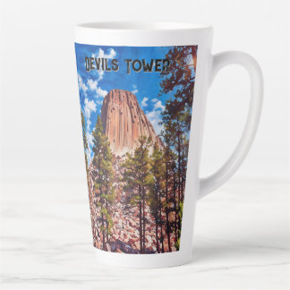 Devils Tower National Monument Latte Mug