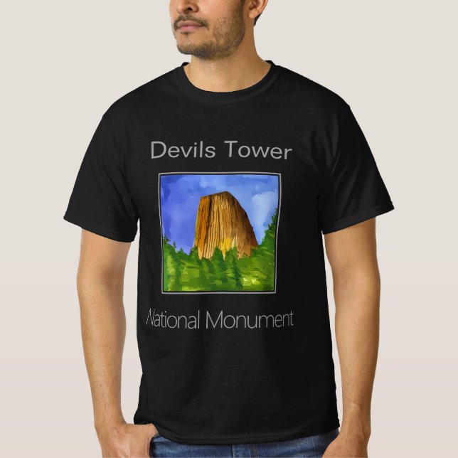 Devils Tower, National Monument T-Shirt (Front)
