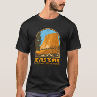 Devils Tower National Monument Wyoming Emblem