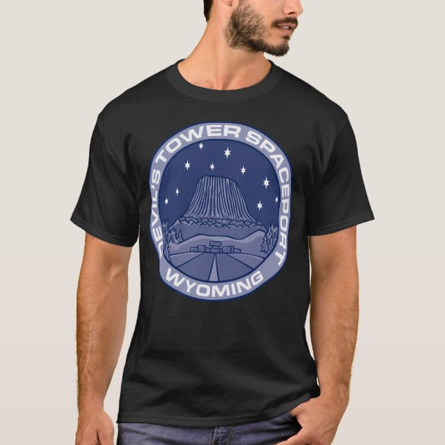 Devil'S Tower Spaceport T-Shirt (Front)