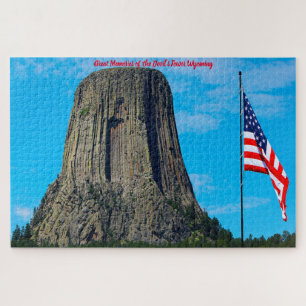 Devil's Tower Wyoming. Jigsaw Puzzle