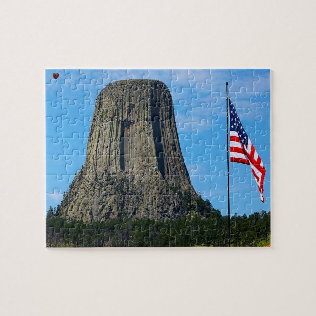Devil's Tower Wyoming Jigsaw Puzzle (Horizontal)