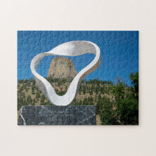Devil's Tower Wyoming. Jigsaw Puzzle