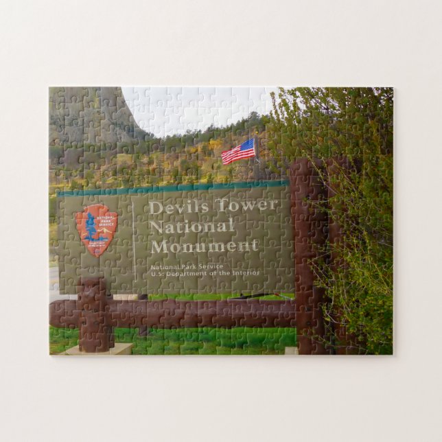 Devil's Tower Wyoming. Jigsaw Puzzle (Horizontal)