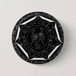 Devil's trap 6 cm round badge