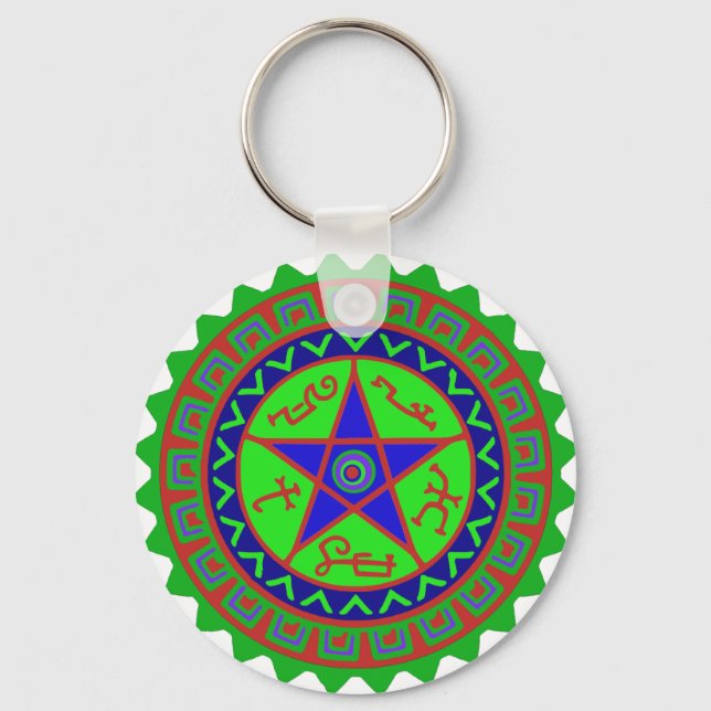 Devil's Trap Key Ring (Front)