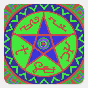Devil's Trap Square Sticker