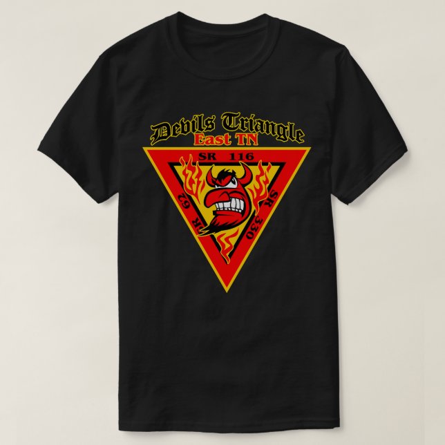 Devils Triangle Tennessee T-Shirt (Design Front)