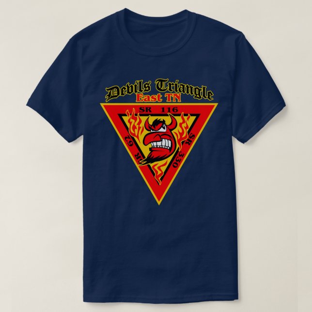 Devils Triangle Tennessee T-Shirt (Design Front)