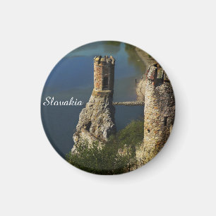 Devin Castle Slovakia Travel Maiden Tower Photo Magnet